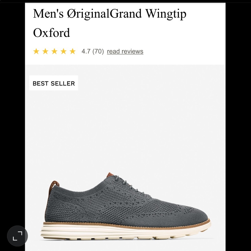 Cole Haan Men's ØriginalGrand Wingtip Oxford, 10